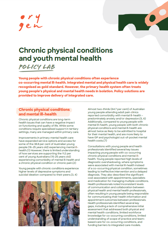 Policy Lab: Chronic Physical Conditions