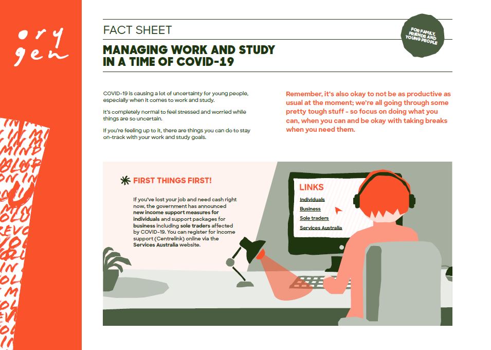 Managing work and study in a time of COVID-19