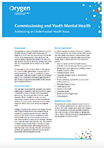 Commissioning and youth mental health cover
