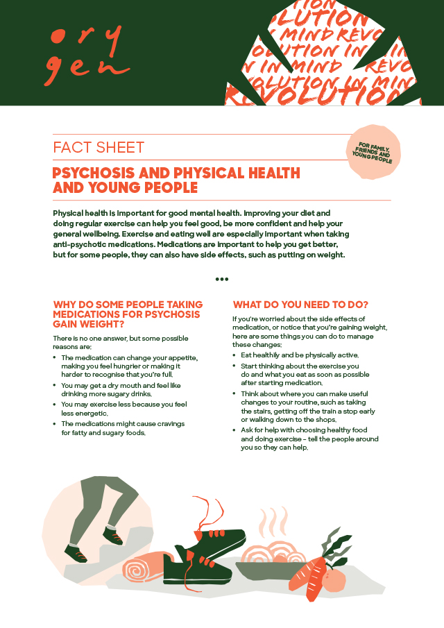 Psychosis and physical health and young people
