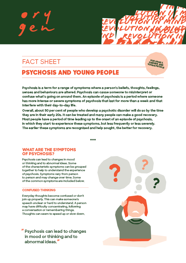 Helping someone with psychosis and young people - Orygen, Revolution in ...