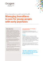 Managing transitions in care for young people with early psychosis
