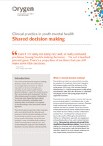 Shared decision making