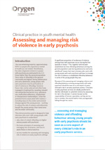 Assessing and managing risk of violence in early psychosis