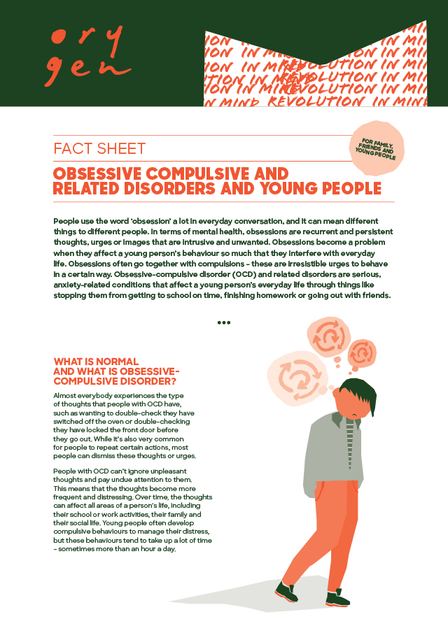 Obsessive compulsive & related disorders and young people